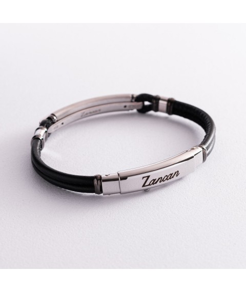 Men's bracelet ZANCAN ESB179-NE Onyx