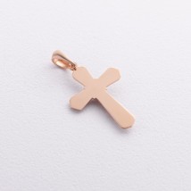 Крестик с распятием (красное, белое золото) п03999 Онікс
