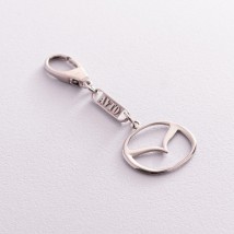 Silver keychain for car "Mazda" 9010.1 Onix