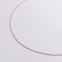 Necklace - chain in red gold ts00454 Onix 40