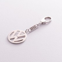 Silver keychain for car "Volkswagen" 9002.1 Onix