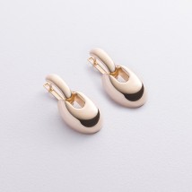 Серьги "Melaine" в желтом золоте с09150 Онікс