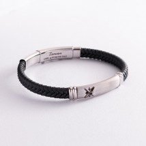 Men's bracelet "Wind Rose" ZANCAN EXB933-TI Onix 21