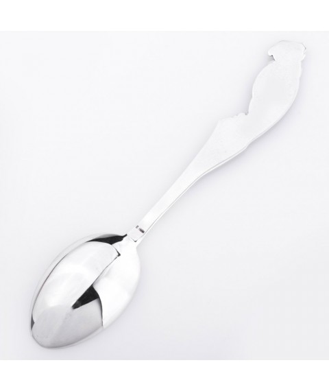Silver spoon with a parrot 24036 Onyx