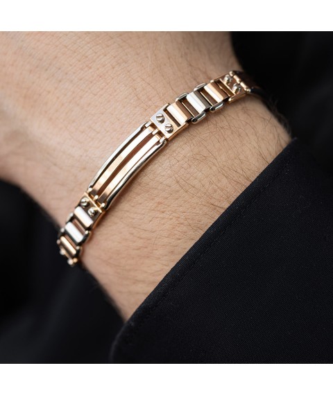 Men's gold bracelet b05200 Onix 20