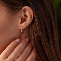 Stud earrings "Kelly" in silver 122627 Onyx