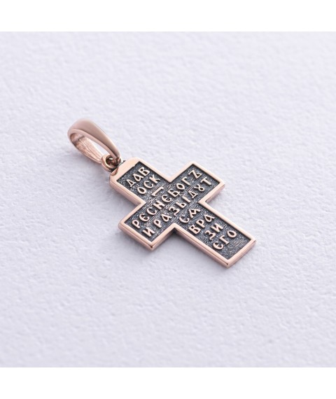 Gold cross (blackening) p03250 Onix