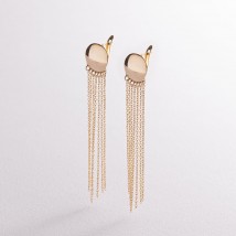 Earrings "Sophistication" in yellow gold 480075M Onyx