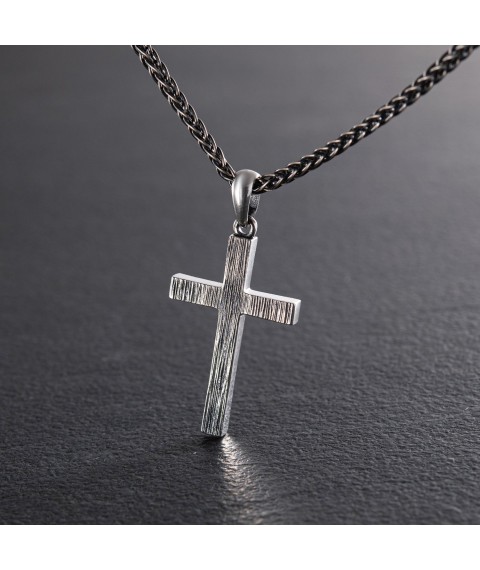 Silver cross with blackening 132700h Onyx
