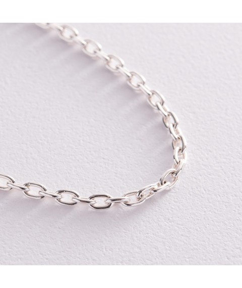 Silver bracelet (anchor weave) BS20224 Onix 18