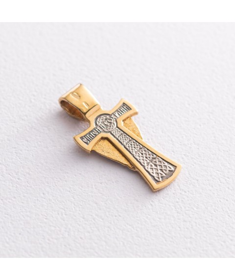 Orthodox cross "Guardian Angel. Save and preserve" 131972 Onyx