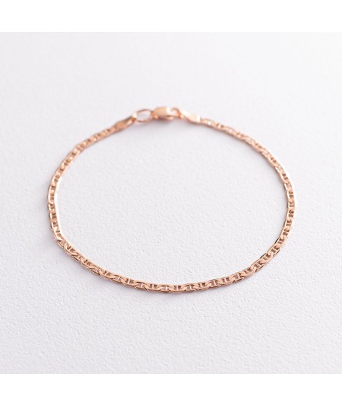 Gold bracelet weave Barley b00480 Onix 20