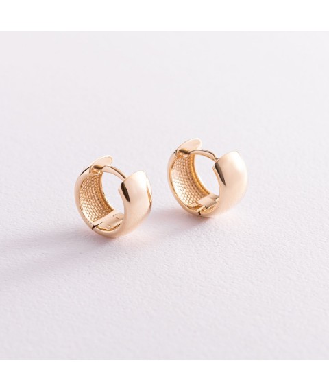 Earrings - rings in yellow gold s06952 Onyx