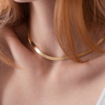 Necklace "Naomi" in yellow gold ts00459 Onix 39