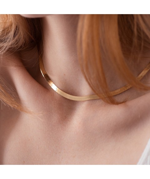 Necklace "Naomi" in yellow gold ts00459 Onix 39