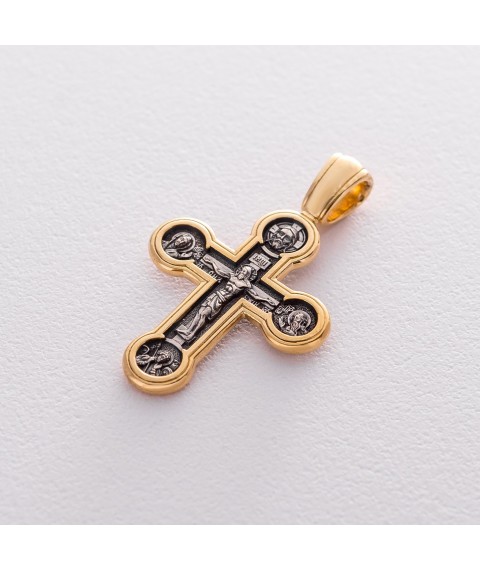 Православный крест Распятие Христово 132903 Онікс