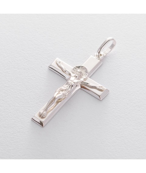Silver cross with crucifix 131816 Onyx