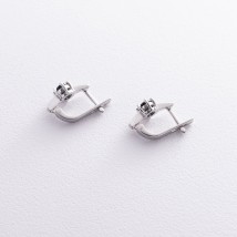 Серебряные серьги с сапфирами GS-02-047-31 Онікс