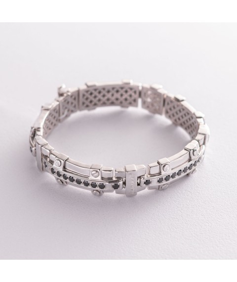 Men's silver bracelet B0025r Onix 20.5