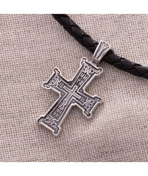 Православний хрест "Голгофа" (чорніння) 131190 Онікс