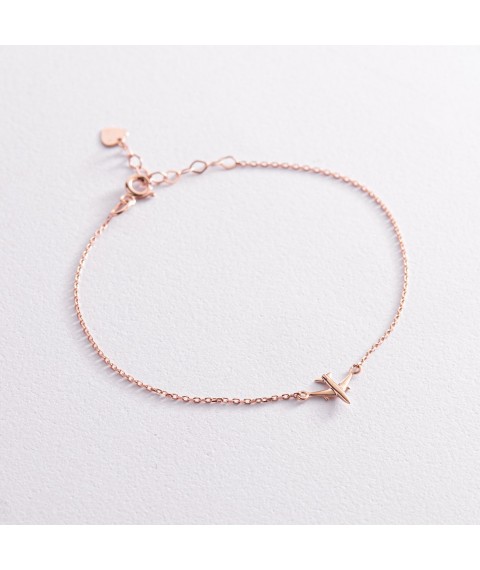 Gold bracelet "Dream" b04143 Onix 18