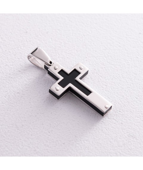 Silver cross (polymer) 133136 Onyx