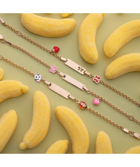 Children's bracelet with enamel b02587 Onix 15