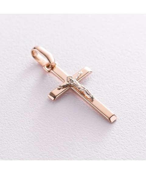 Golden cross "Crucifixion. Save and Preserve" 2608700 Onyx