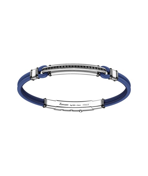 Men's bracelet ZANCAN ESB179-BL Onix 19.5