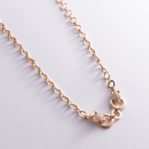 Necklace "Panther" in yellow gold (cubic zirconia) coll01969 Onix 45