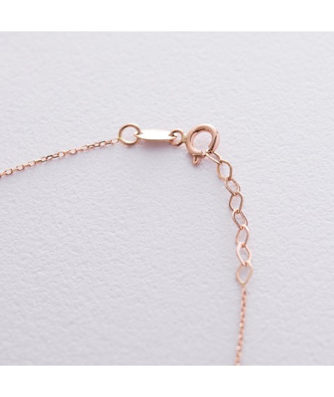 Gold bracelet Coins with cubic zirconia b04287 Onix 19