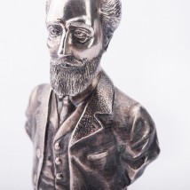 Silver figure "Bust of Carl Faberge", handmade ser00026 Onyx