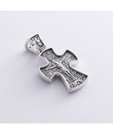 Срібний хрест (чорніння) 132555 Онікс