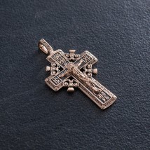 Православный крест "Распятие Господне" п00788 Онікс