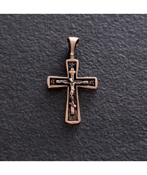 Православний хрест (чорніння) п01613 Онікс