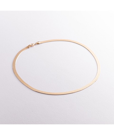 Necklace "Naomi" in yellow gold ts00459 Onix 41