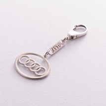 Silver keychain for car "Audi" 9004.1 Onix