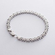 Men's silver bracelet (Euro 1.0 cm) ro21691 Onix 21