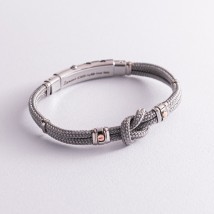 Silk bracelet "Sea Knot" ZANCAN EXB475MR-GR Onyx