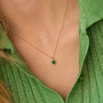 Gold necklace (diamond, emerald) flask0117sm Onyx 45