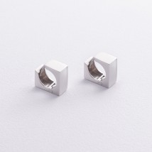 Сережки "Ризик" в сріблі 122783 Онікс