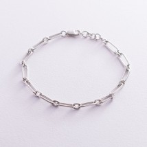 Серебряный браслет "Независимость" 141484 Онікс 19