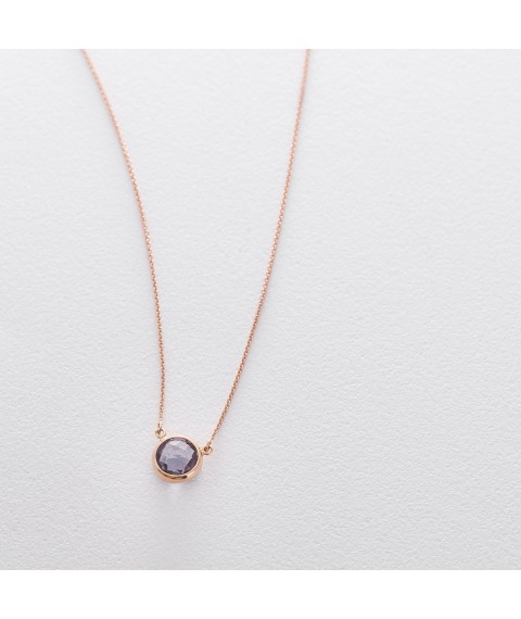 Gold necklace (amethyst) count01180 Onyx 50