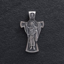 Orthodox cross "Guardian Angel. Save and Preserve" (in Ukrainian) 133242 Onyx