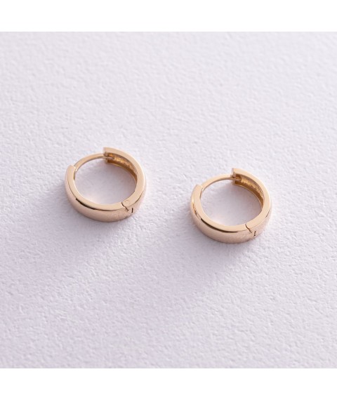Earrings - rings in yellow gold s08189 Onyx