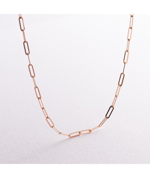 Necklace "Vanessa" mini in red gold coll02359 Onix 43