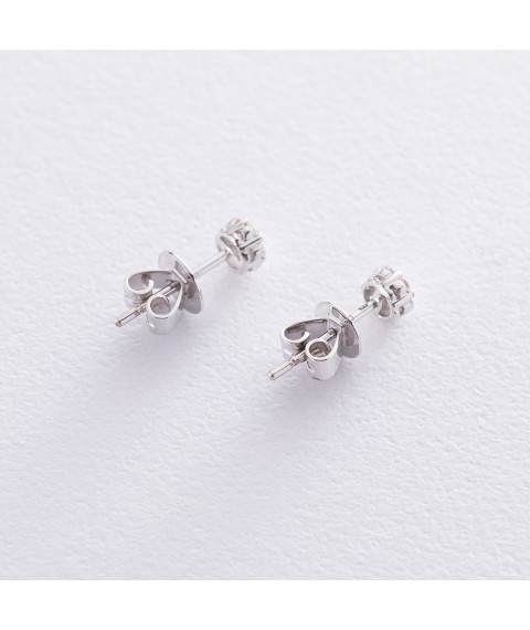 Gold stud earrings (diamond) sb0124sl Onyx