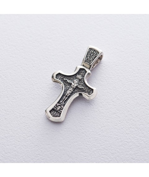﻿Православний хрест "Розп'яття Христове" 132953 Онікс