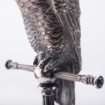Handmade silver figure "Parrot" ser00023 Onix
