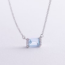 Gold necklace (topaz, diamonds) flask0119sm Onyx 45